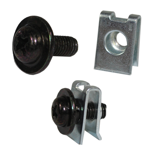 PRESILHA COM PARAFUSO DA CARENAGEM FRONTAL BIZ/ CARENAGEM FAROL TITAN 150 09-